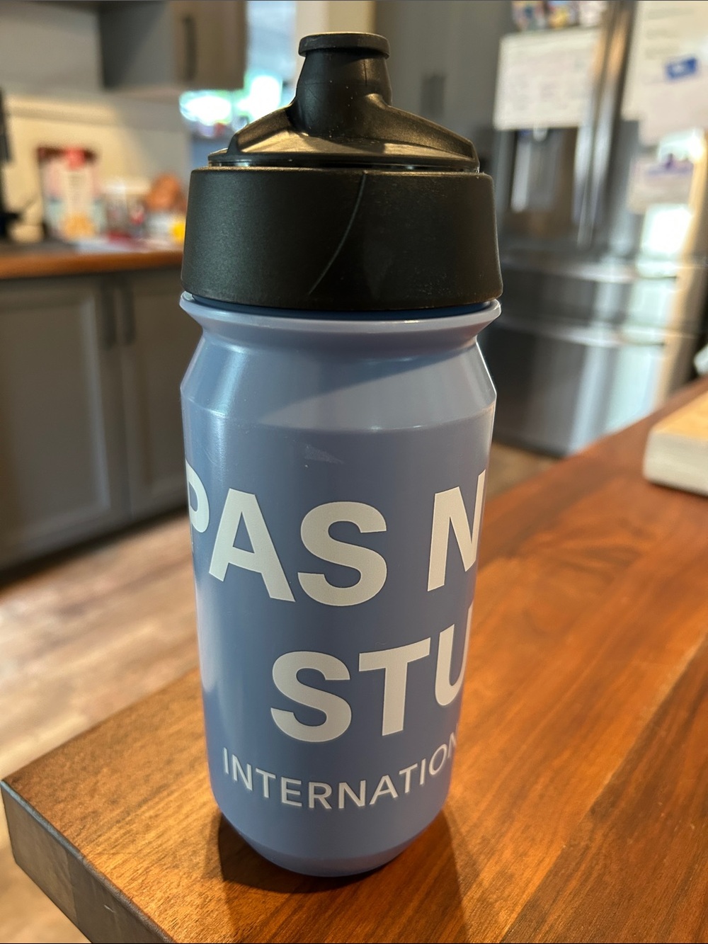 Pas Normal Water Bottle with Black Lid